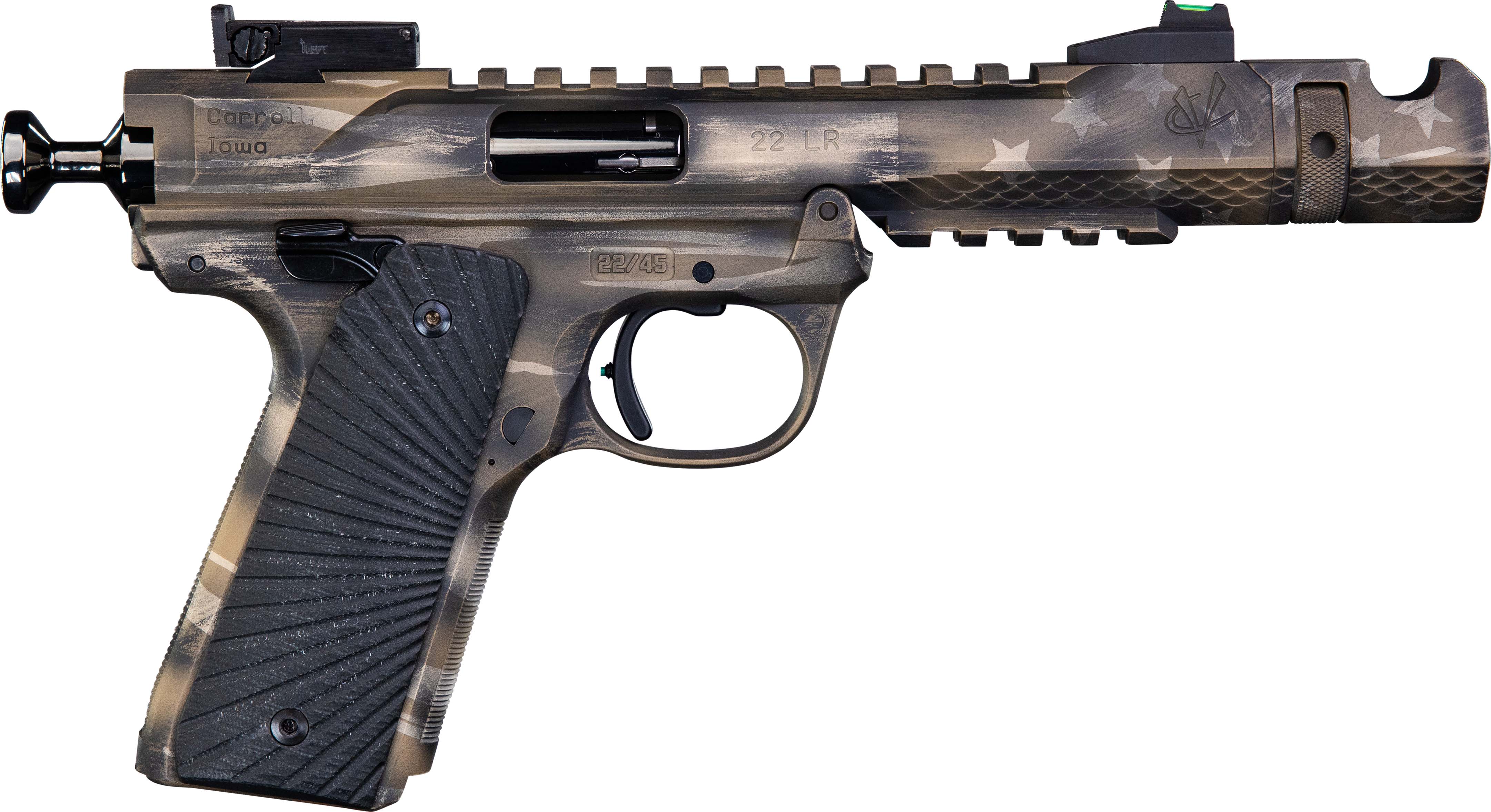 Volquartsen Black Mamba Pistol, .22 LR, 4.5-Inch Barrel, Dark Earth - Volquartsen