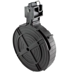 https3A2F2Fmedia.chattanoogashooting.com2Fimages2Fproduct2FAKGERMR110TE2Fati german sports rotary rifle mag drum ruger 10 22 22 lr polymer 110 rd akgermr110te left2520angle