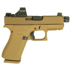 https3A2F2Fmedia.chattanoogashooting.com2Fimages2Fproduct2FGLUX4350201FRSPFDE2Fg43x holosun 407k black brl slide lock switch supp height sights fde glux4350201frspfde 0000 Right