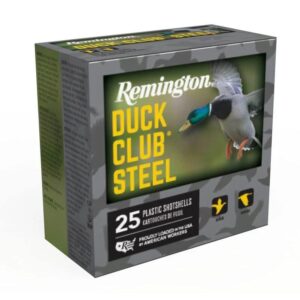 Remington Duck Club Steel 12 Gauge 2-3/4-Inch 1-1/8 oz #3 Steel Shot, 25-Round Box