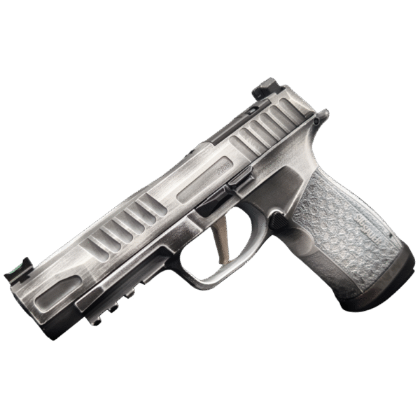 Sig Sauer P365 Fuse Pistol, 9mm, 4.3-Inch Barrel, Battleworn White, 21-Round