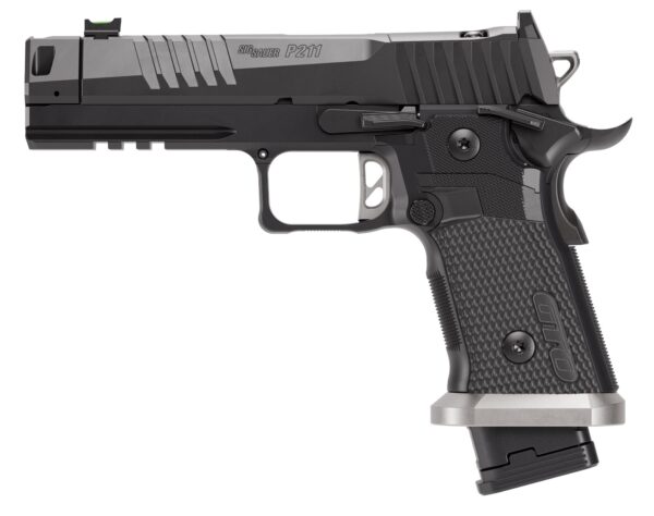 Sig Sauer P211-GTO Comp Pistol, 9mm, 4.4-Inch, Fiber Optic, 23-Round