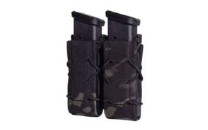 HIGH SPEED GEAR GEN 2 DOUBLE PISTOL TACO MULTICAM BLK HOLDS MOST PISTOL MAGS AND SMALL MULTI TOOLS