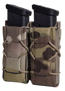 HIGH SPEED GEAR GEN 2 DOUBLE PISTOL TACO MULTI CAM HOLDS MOST PISTOL MAGS AND SMALL MULTI TOOLS