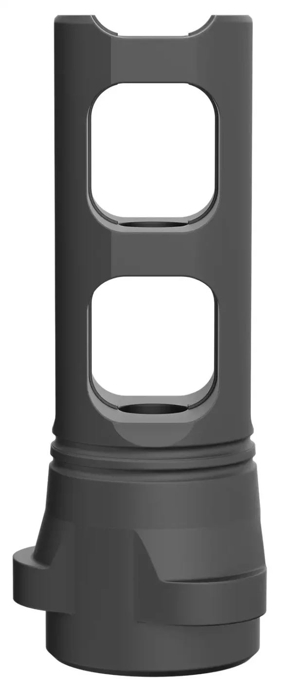 BREEK ARMS GEMINI DUAL-PORT MUZZLE BRAKE FOR BREEK-LOK 3QD .223/5.56 CAL 1/2X28 TPI