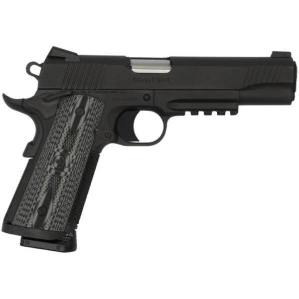 Colt 1911 CCU Rail Pistol, .45 ACP, 5-Inch, Matte Black DLC, 8-Round