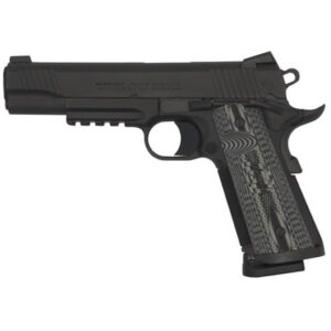 Colt 1911 CCU Rail Pistol, .45 ACP, 5-Inch, Matte Black DLC, 8-Round - view 2