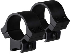 TruGlo TGTG8961B3 Lightweight Scope Rings Matte Black 1" Medium 4 Screws (2 Per Side)