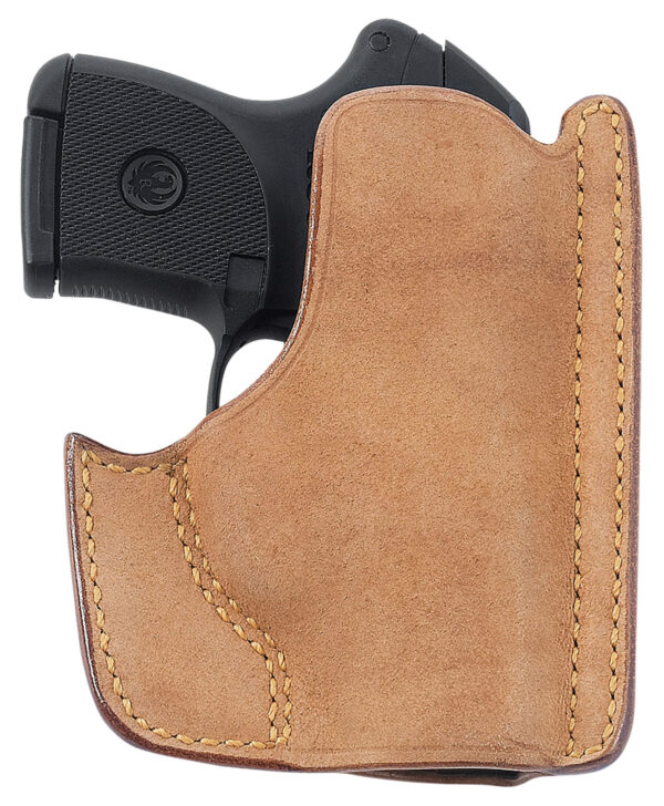 Galco Front Pocket Holster, Natural Horsehide, Fits Glock 42/SIG P365, Ambidextrous