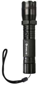 SKYLINE USA INC TLSGGDD Stun Gun Diablo Black Aluminum Features Flashlight