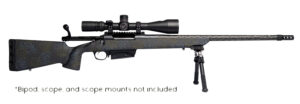 Iota Outdoors RF019C212216C20 Vandal Carbon II 300 Win Mag 22" Black Fluted Barrel, Black Drilled & Tapped Receiver, Black Iota EKO X Carbon Fiber Stock