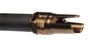 Q LLC ACCFH3/4-24 Flash Hider 7.62 Steel 3/4"x24 Threads 2.13" OAL