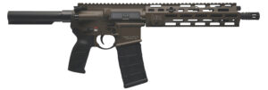 HK 81001202 MR556 A4 5.56x45mm 10+1 11" Black Threaded Barrel, M-LOK Handguard, Patriot Brown Picatinny Rail Receiver, Black Synthetic 6 Position Stock, Black Polymer Grip, Ambidextrous