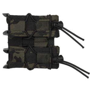 HIGH SPEED GEAR DOUBLE PISTOL TACO MULTICAM BLACK MOLLE HOLDS MOST PISTOL MAGS MULTI TOOLS