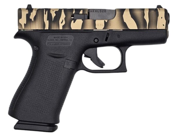 Glock 43X MOS Pistol, 9mm, Tiger Stripe, 10-Round