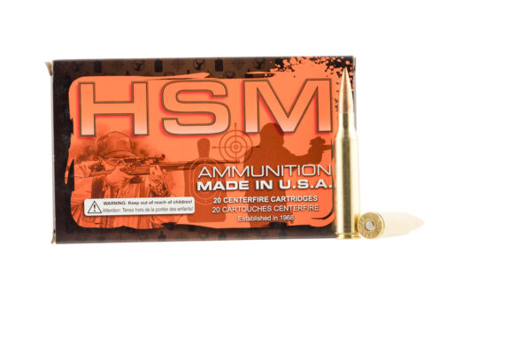 HSM Match .338 Lapua Mag 250gr Sierra MatchKing, 20-Round Box