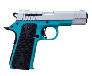 Citadel CIT380TEAL 1911-A1 Baby Citadel .380 ACP 3.75" 7+1 Aztec Teal/Stainless