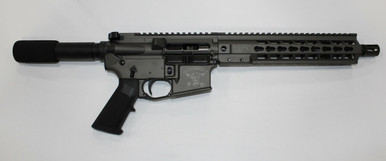 Brigade Manufacturing Pistol, 5.56mm, 10.5-Inch, Tungsten Gray, Forged, 30-Round