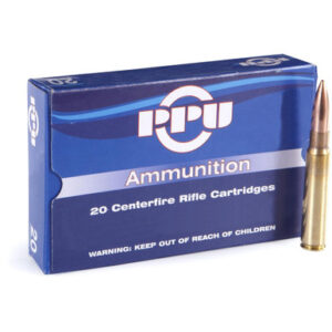 Prvi PPU 7.65x53mm Argentine Ammunition PP7AS 180 Grain Soft Point Boat Tail 20 rounds