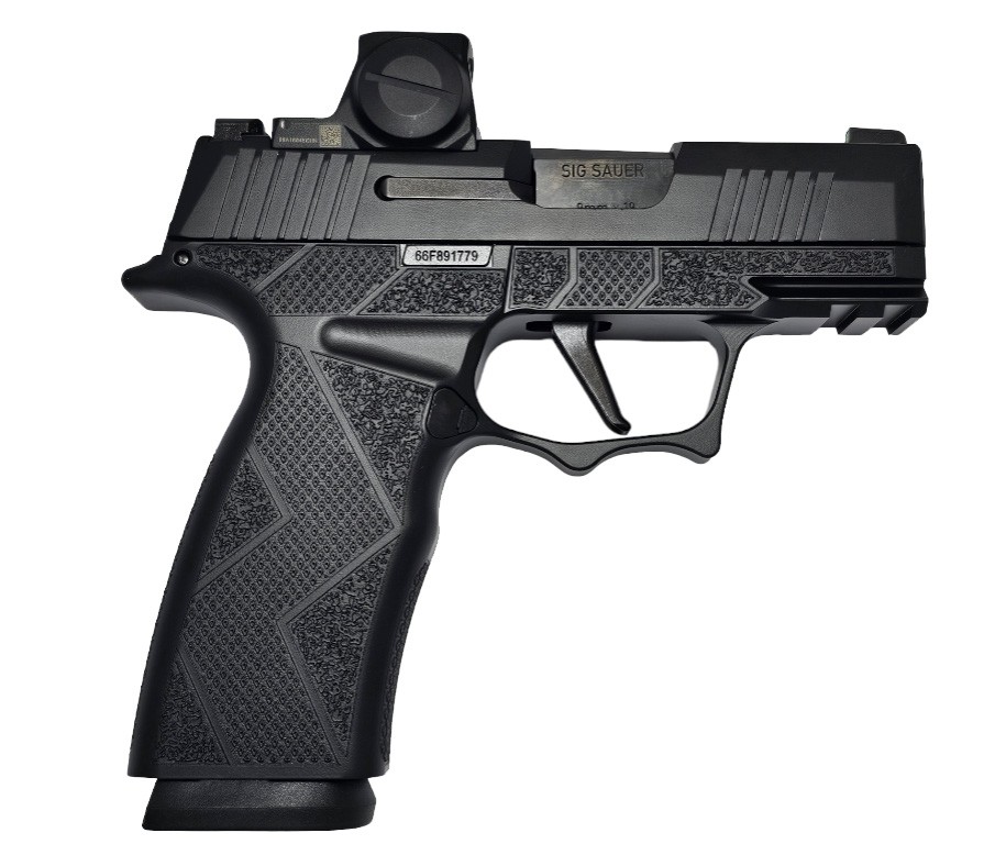 Shark Coast Customs Komodo Pistol, 9mm, Black, Factory Red Dot, 17-Round - Shark Coast Tactical