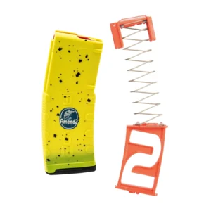 AMEND2 M2 5.56MM 20RD AR15 WITH RED FOLLOWER YELLOW BANANA POLYMER MAGAZINE ( 50 PER CASE )