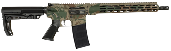 POF P-15 Base AR-15 Rifle, 5.56 NATO, 16.5-Inch, Rhodesian Brush Stroke, 30-Round