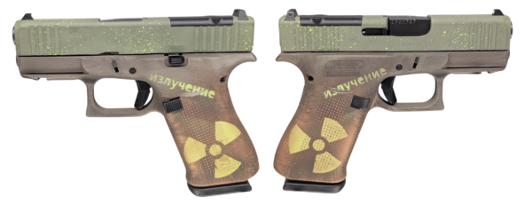 Glock 43X MOS Pistol, 9mm, Doomsday Themed Finish, 3.39-Inch Barrel, 10-Round