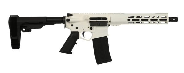 Wise Arms WA-15B AR-Pattern Pistol, .300 BLK, 10.5-Inch, White, 30-Round