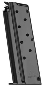 Mec-Gar 1911 Officer 9mm 8-Round Magazine, Black Carbon Steel