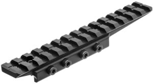 Leapers MNTDTW145 Picatinny Adapter Mount Matte Black Anodized Aluminum