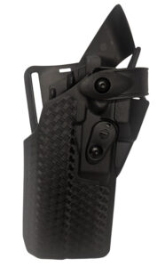 Safariland 7360RDS8325481 7360RDS 7TS Black Compatible w/ 17 Gen5, SureFire X300U, Basketweave Finish, Right Hand