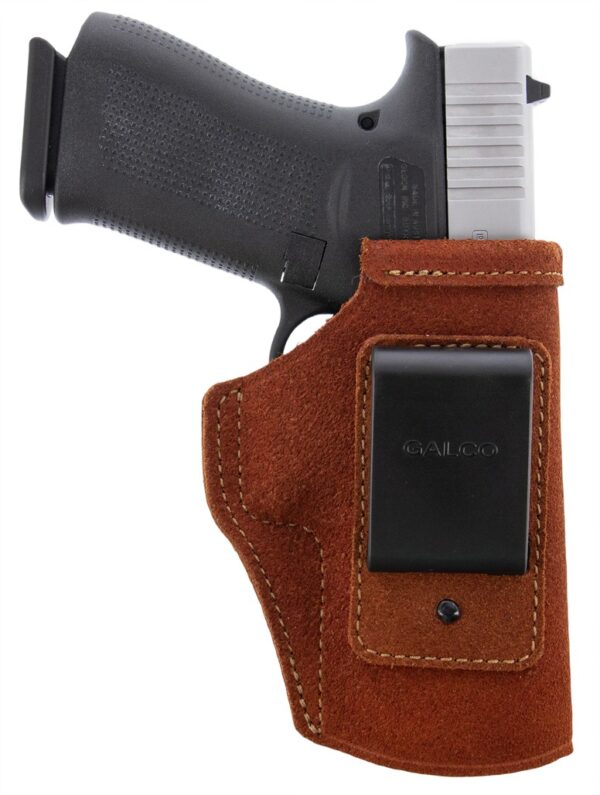 Galco STO266R Stow-N-Go IWB Natural Steerhide Fits Kimber 1911 4" Right Hand