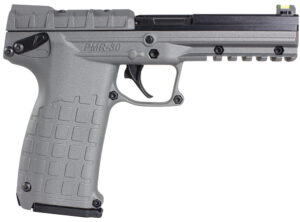 Kel-Tec PMR30TACGY PMR30 22 WMR 30+1 4.30" Fluted Steel Barrel, Black/Gray Serrated Slide, Gray Polymer Frame w/Picatinny Accessory Rail, Gray Textured Polymer Grip