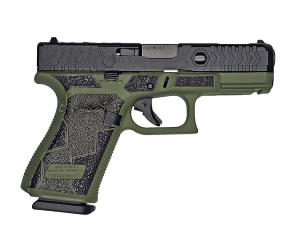 Glock 19V Comp Kavorka Pistol, 9mm, ODG, RMR Cut, 15-Round