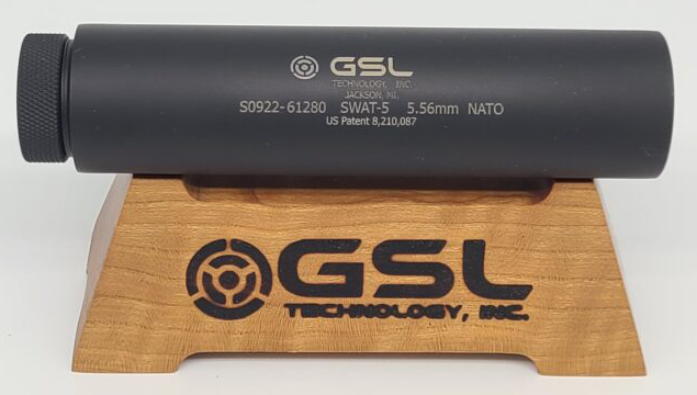 GSL SWAT-5 Suppressor, Titanium, Direct Thread