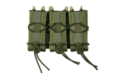 High Speed Gear Triple Pistol TACO Magazine Pouch, MOLLE, OD Green
