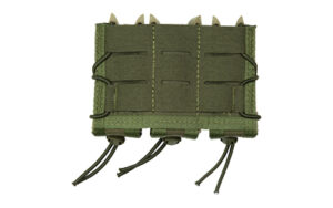 High Speed Gear Triple Pistol TACO Magazine Pouch, MOLLE, OD Green - view 2