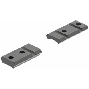Leupold QRW 2-piece matte black cross-slot scope bases for Remington 700 (8-40)