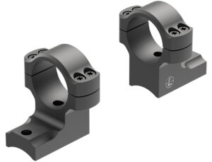 Leupold BackCountry two-piece integral ring mount for 1-inch scope tube, matte black