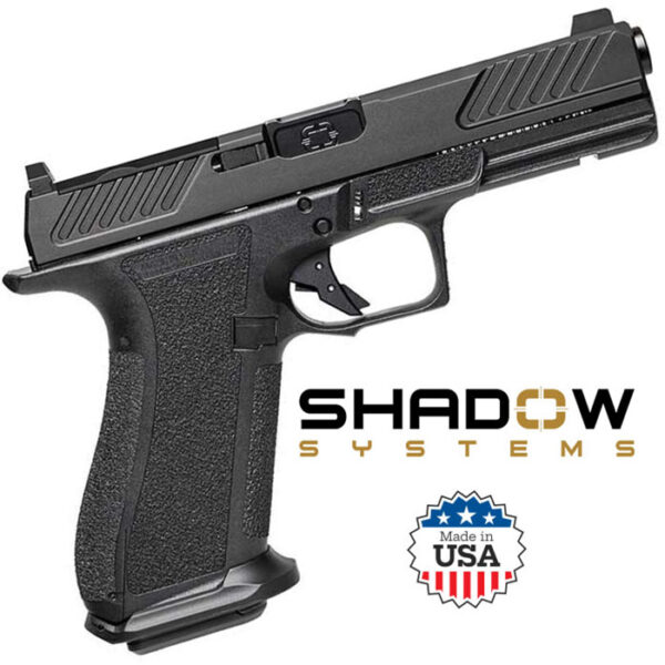 Shadow Systems DR920 Combat Pistol, 9mm, Black, Night Sights, 17-Round