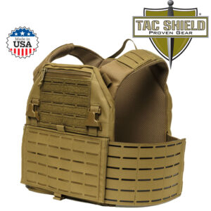 RZR Molle Plate Carrier Small Coyote up to 9x12