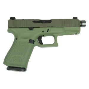https3A2F2Fmedia.chattanoogashooting.com2Fimages2Fproduct2FGLPV1950203ODGTB2Fglock 19 v 9mm fxd 5 5 comm 15rd odg threaded barrel cerakote glpv1950203odgtb 0000 Right