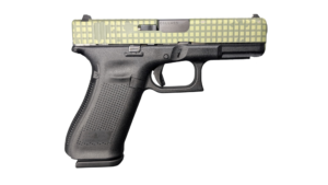 Glock 45 V DNC Pistol, 9mm, Black/Green Slide, 17-Round