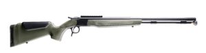 CVA OPTIMA .50CAL BLK/ODG RAIL