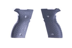 0007436 arex black polymer pistol grip set for rex alpha