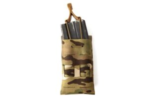 0008937 blue force gear mag now pouch single m4 mag open top bungee retention