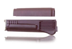 0011137 arsenal plum polymer handguard set with stainless steel heat shield for stamped receivers