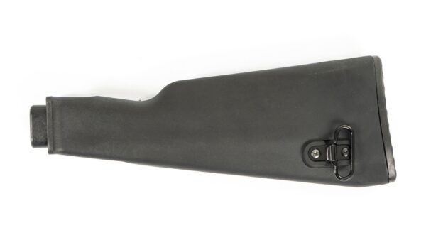 0012513 arsenal ak47 black polymer buttstock with cleaning kit compartment for milled receivers