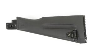 0012571 arsenal black warsaw length buttstock assembly with trap door for stamped receivers