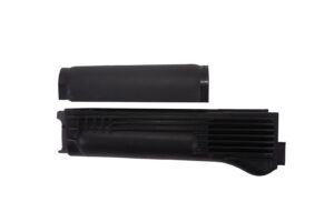 0013664 arsenal black polymer handguard set with stainless steel heat shield for stamped receivers